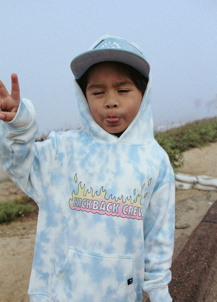 Concrete Kickback Hoodie Tiedye